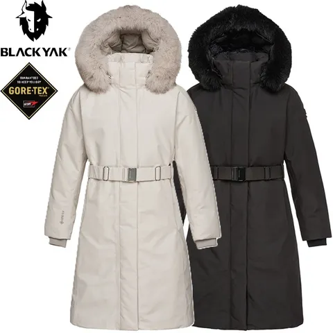 [현대백화점] 블랙야크 여성 겨울 고어텍스 구스 롱패딩 알라야 GTX 다운자켓2 1BYPAWU505