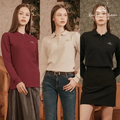 RCB폴로클럽 여성 폴로 PK 셔츠_R3LT401_W +할인쿠폰
