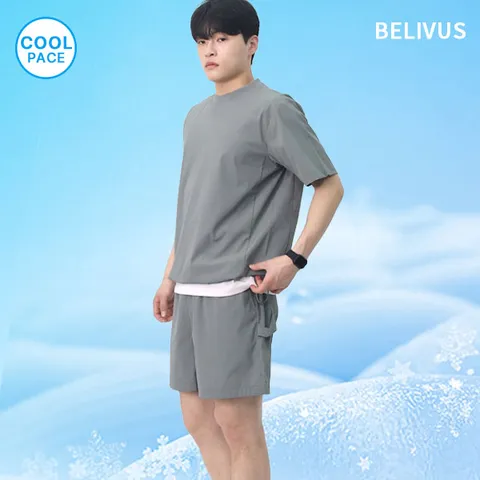 빌리버스 남자 여름 시어서커 트레이닝 세트 WS218