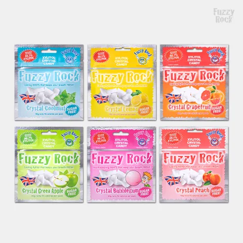 [퍼지락] 핀란드산 무설탕 자일리톨 캔디 사탕 40g 8종 10봉