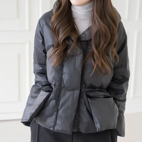 엄마옷 마담4060 점퍼 중년여성 데일리 모던베이직 막스후드오리털패딩-YJP2511053- +할인쿠폰