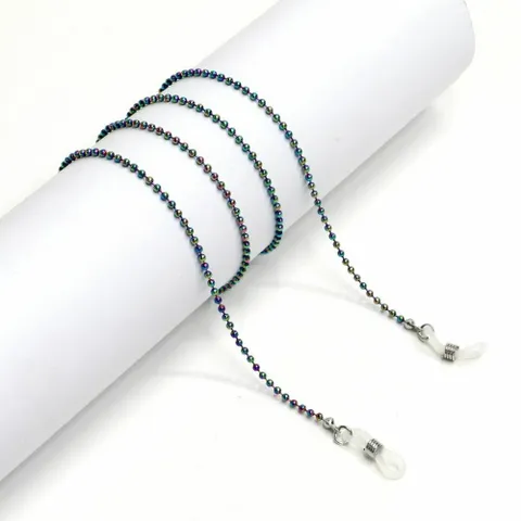 레인보우 마스크걸이 멀티칼라 라운드 안경소품 목걸 +할인쿠폰