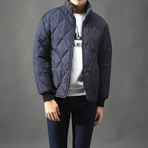 [후앙스] 다이아퀄팅 하이넥카라 깔깔이 SDPD6159