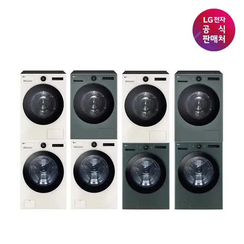 [무이자60개월] LG 트롬 AI 오브제 건조기 [RD25ES/RD25GS] + 드럼세탁기 [FX25EF/FX25GF] 세트 +무이자60개월