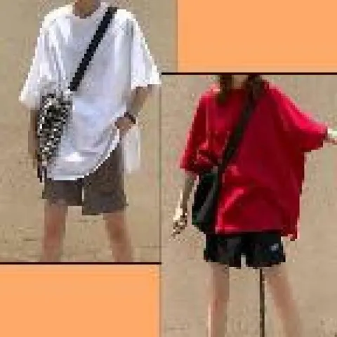 아트박스/에이치플러스몰 여성 여자 밑단절개 패션 오버핏 루즈티 (W73F689) +할인쿠폰