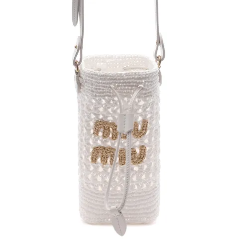 [미우미우] 24SS 여성 라피아 버킷 미니 크로스백 (5ND017 2DO1 F0965 24S) +할인쿠폰