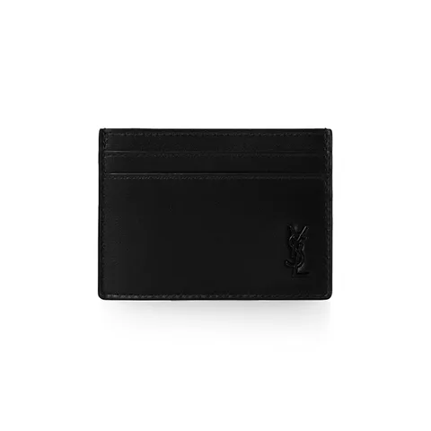 생로랑 607603 1JB0U 1000 타이니 모노그램 흑장 카드지갑