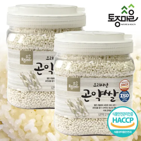 [토종마을]HACCP인증 오리지널 곤약쌀 1kg X 2개