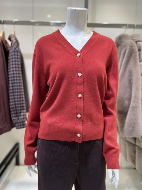 [현대백화점] 요하넥스 JH. 울 브이넥 니트 가디건 (J5D1N-03)