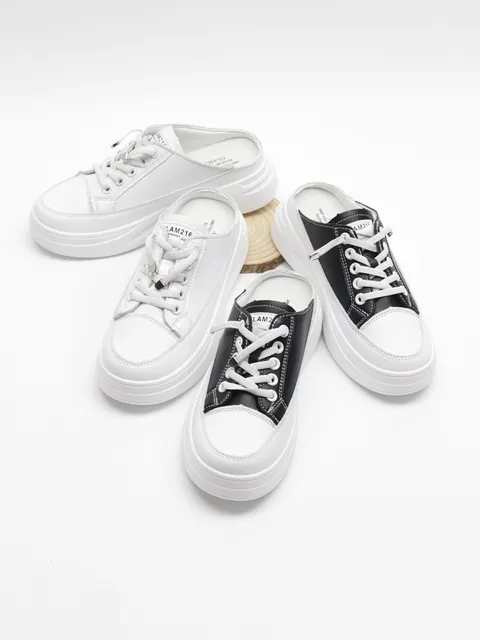 여성 뮬 스니커즈 슬리퍼 110238