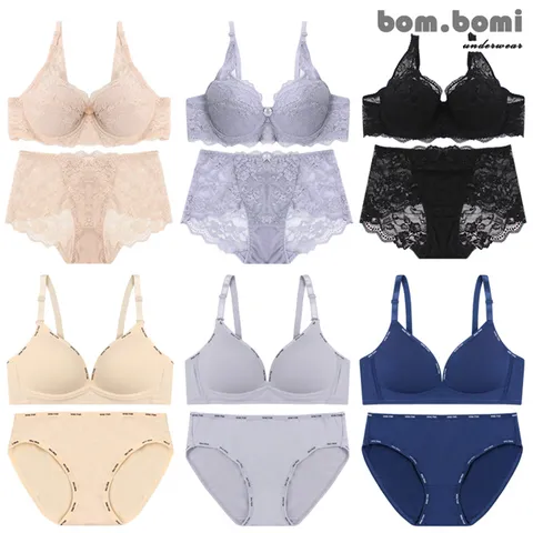 [봄보미] 레이스/베이직/볼륨 여성속옷 브라팬티2종세트+선물/택1
