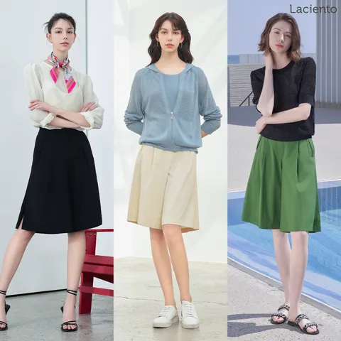 [론칭가 59900원] 라씨엔토 SUMMER 나일론 블렌디드 버뮤다 팬츠 1종