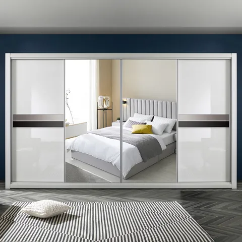 은목 3360 슬라이딩 장롱 F형 장농 10자장롱세트 옷장