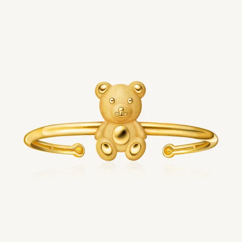 수앤진골드 곰돌이 돌팔찌 24K 순금 7.5g