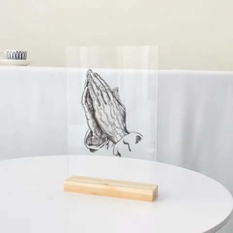 아트박스/꾸밈 pr086-아크릴스탠드액자20CmX30Cm_기도하는손