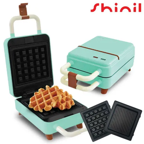 신일 와플메이커 SSW-CW6001KP 와플 샌드위치 크로플 와플기계 샌드위치메이커 민트