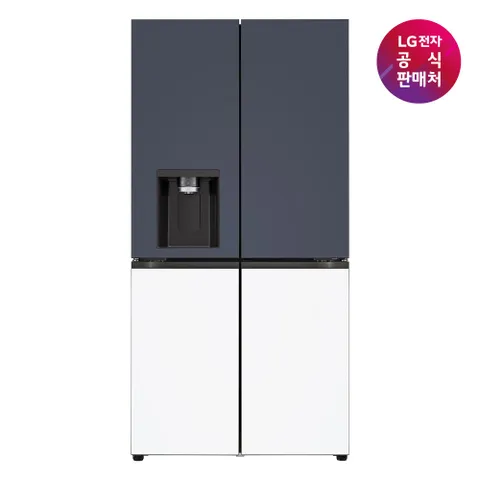  [LG전자][공식판매점] LG 디오스 오브제컬렉션 STEM 얼음정수 매직스페이스 냉장고 817L W825MNH182S 