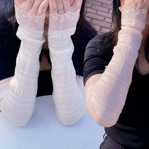 손등 인기 여성 팔 여름 감성 운전 레이스 꽃무늬 쿨 +할인쿠폰