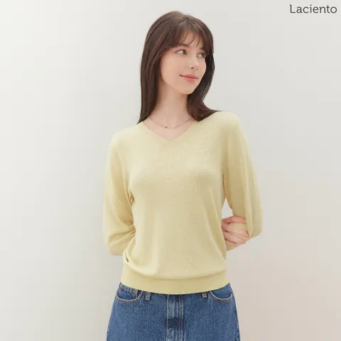 [런칭가 69900원] 라씨엔토 실크 캐시미어 블렌딩 홀가먼트 니트