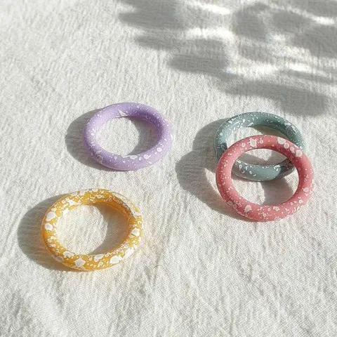 아트박스/앤쥬얼리 파스텔 페인팅 반지 아크릴반지 데일리반지