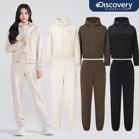 [현대백화점] 디스커버리 25FW 여성 조거 트레이닝 세트 DWTP94056 DWTR93056