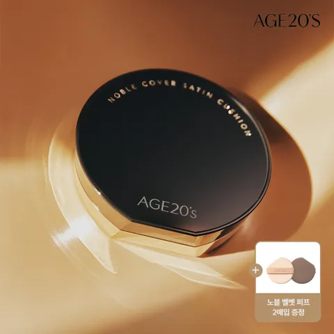 [에이지투웨니스]AGE20S 노블 커버 새틴 쿠션(본품1+리필1) (SPF40+ PA+++) +할인쿠폰