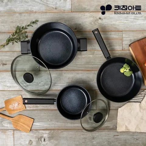 (NEW시즌2) 키친아트 까사핏 IH 냄비 3종세트