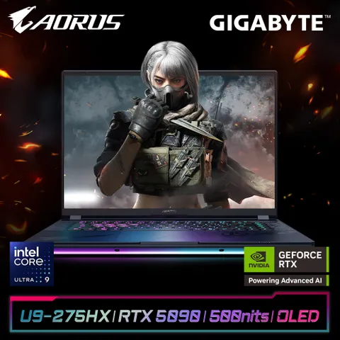 기가바이트 어로스 마스터 16 BZH 인텔 울트라9 RTX5090 OLED DCI-P3 100%