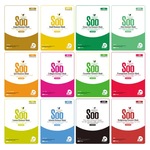 청정미인 에센스 마스크팩 30매 12종 택