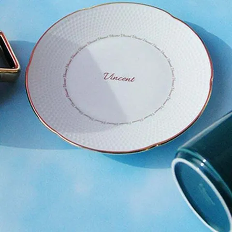 빈센트 ZG35CW03 골드림 접시 디너접시 메인접시 디저트접시