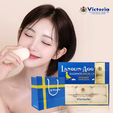 (공식판매처) 스웨덴 에그팩 라놀린 앤 로즈워터 지성/민감성 1box+GIFT BAG  +할인쿠폰