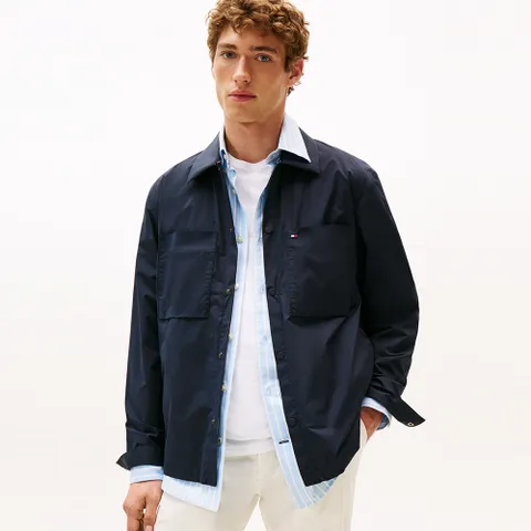 [[결제단에서 10%다운로드쿠폰 추가 적용 가능]][타미힐피거] 테크 셔츠 재킷 (T12F6WOT010MT1DW5) +할인쿠폰