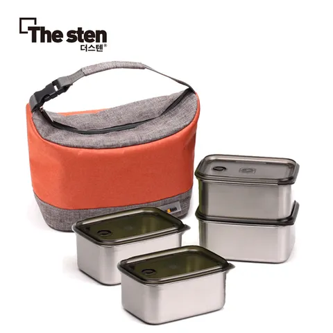 [코리아락] 더스텐 멀티 런치백 (850m1*4) (색상랜덤)