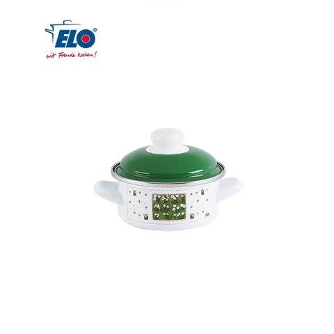 [현대백화점] ELO 글뤽스블룸 법랑 양수냄비 14cm +할인쿠폰