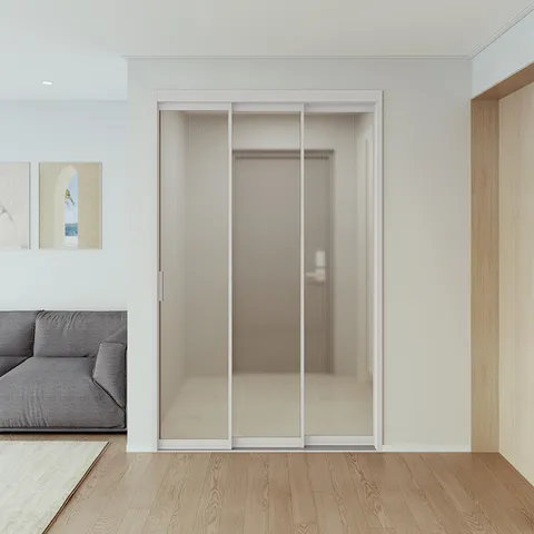 리바트집테리어 G100 3연동 중문 1301∼1500(ㅡ자,오픈형,망입유리)