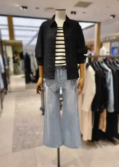 [현대백화점] (비밀상점)[아이잗컬렉션] 히든 밴드 일자데님(CP4E0SL321)