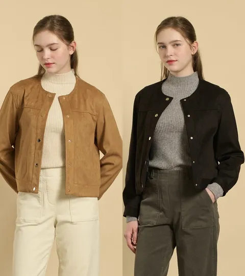 [현대백화점] [구매고객 고급스러운 BCBG로고 클러치백 증정][BCBG] S 라운드 스웨이드 J/K B6S1J170 (사은품증정)