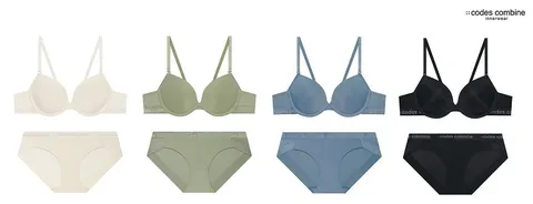 [현대백화점] 코데즈컴바인이너웨어 솔리드아웃밴드 브라팬티SET 4종 택1 (961CRM 외)