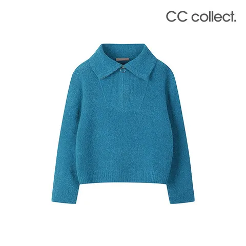 [CC콜렉트] 하프집업 하이넥 니트 BL_E234KSK128