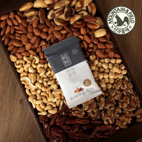 [산과들에] 순수가온 100봉 / 견과만 6종 / 하루견과 / 명절선물간식