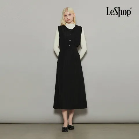 [현대백화점] [르샵] BO8OP023A_1 골덴 뷔스티에 백 스트랩 원피스 +할인쿠폰