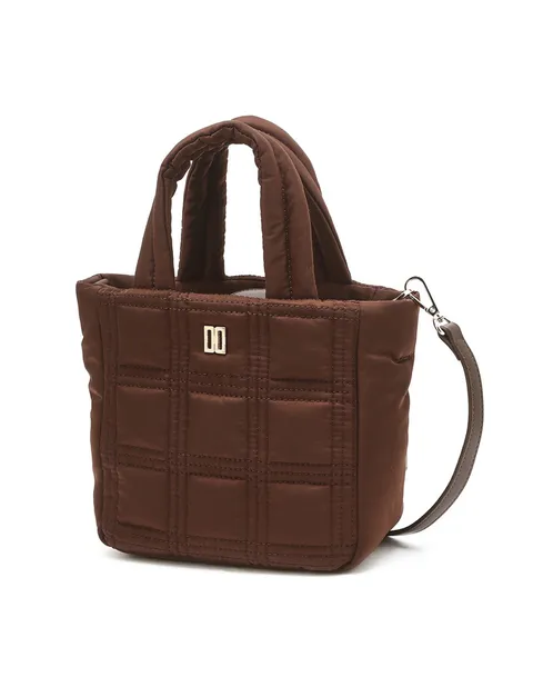 [닥스 골프 여성] [25FW] DNGF5F969W2 ONLINE EXCLUSIVE 브라운 시즌백 패딩 토트백 - 현대Hmall