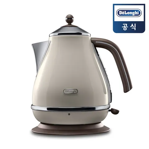 [현대백화점] 드롱기 아이코나 빈티지 전기 주전자 베이지 KBOV2001.BG