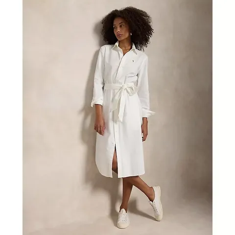 [현대백화점] 폴로 랄프 로렌 여성 벨트 코튼 옥스포드 셔츠드레스(WMPODRSNFA20589100)
