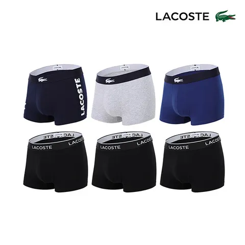 [비밀상점] [라코스테] 로고 포인트 아웃밴드 블랙 에디션 드로즈 3+3 추가 구성 패키지 +할인쿠폰