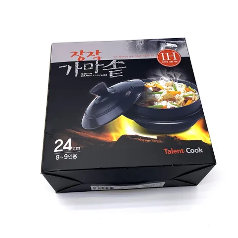 장작 IH 가마솥 24cm 7∼8인용 가마솥밥 밥솥 누룽지 밥통 집들이선물
