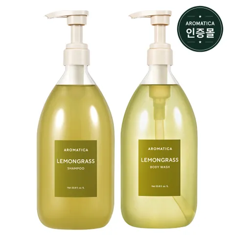 아로마티카 라이프 레몬그라스 (샴푸 1L + 바디워시 1L)