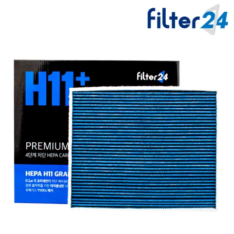 싼타페DM/TM/MX5 전차종 에어컨필터 헤파카본 활성탄 초미세먼지필터 [4중복합 고급형] +할인쿠폰