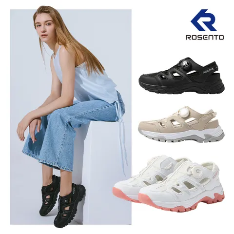 [ 25썸머최신상/방송에서만 이가격/특허받은 다이얼사용/4cm키높이](미리주문) 25SS 로젠토 여성 썸머 트레킹샌들