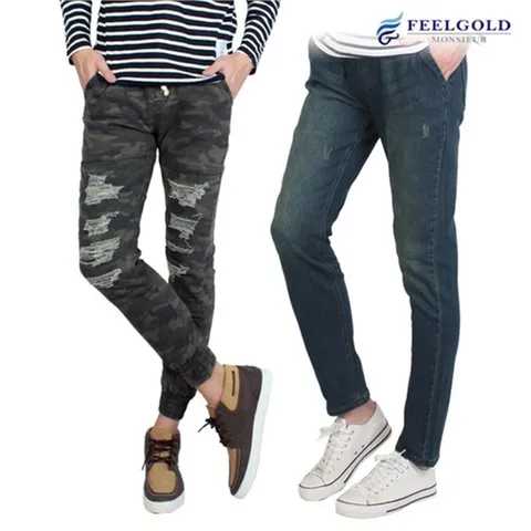 [하프클럽/필골드]HT143n164 밴딩조거 스판청 데님팬츠 4종중택일R